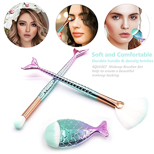 Makeup Brush Set 11Pcs Eye Makeup Brushes, Eyeshadow Concealer Eyeliner Brow ...