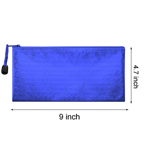 Sailing-go 12 Pieces 12 Colors Zipper Waterproof Bag Pencil Pouch for Cosmeti...