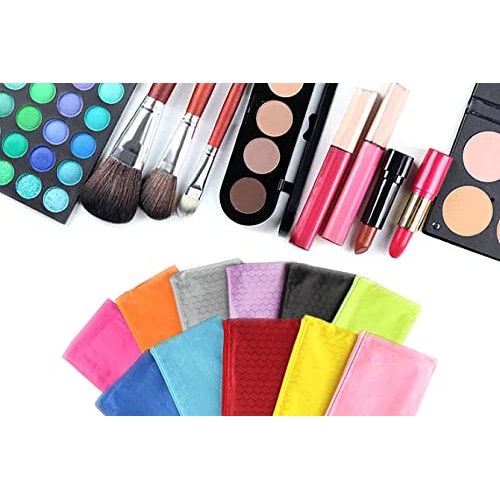 Sailing-go 12 Pieces 12 Colors Zipper Waterproof Bag Pencil Pouch for Cosmeti...