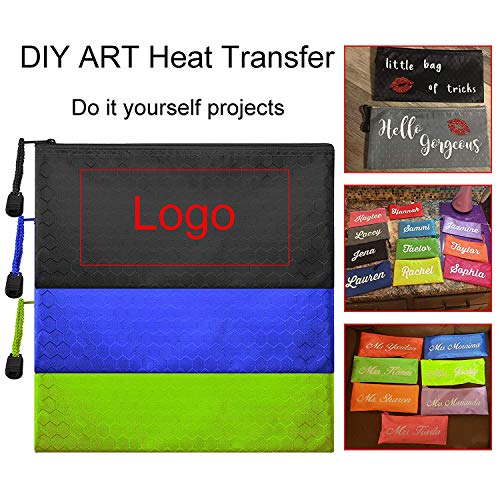 Sailing-go 12 Pieces 12 Colors Zipper Waterproof Bag Pencil Pouch for Cosmeti...