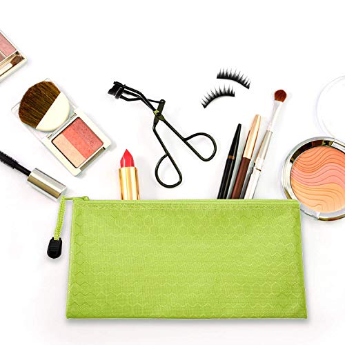 Sailing-go 12 Pieces 12 Colors Zipper Waterproof Bag Pencil Pouch for Cosmeti...