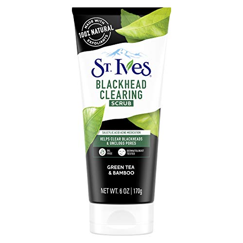 St. Ives Blackhead Clearing Face Scrub Clears Blackheads & Unclogs Pores Gree...