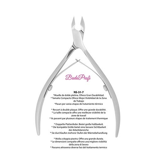 STALEKS PRO Professional Series Cuticle Nippers Smart 31 7mm Manicure Pedicur...