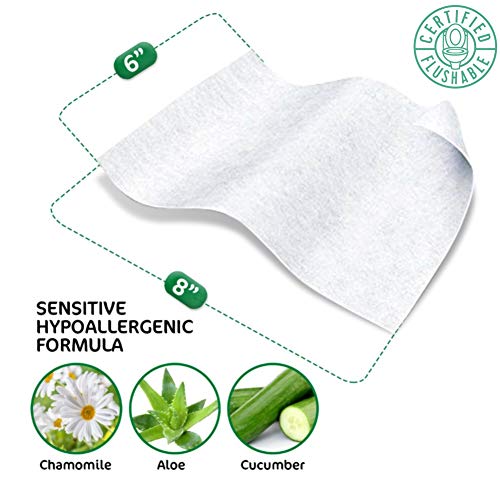 Stall Mates Wipes: Flushable, individually wrapped wipes for travel. Unscente...