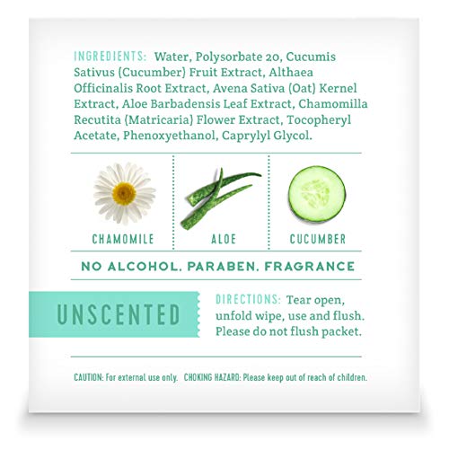 Stall Mates Wipes: Flushable, individually wrapped wipes for travel. Unscente...