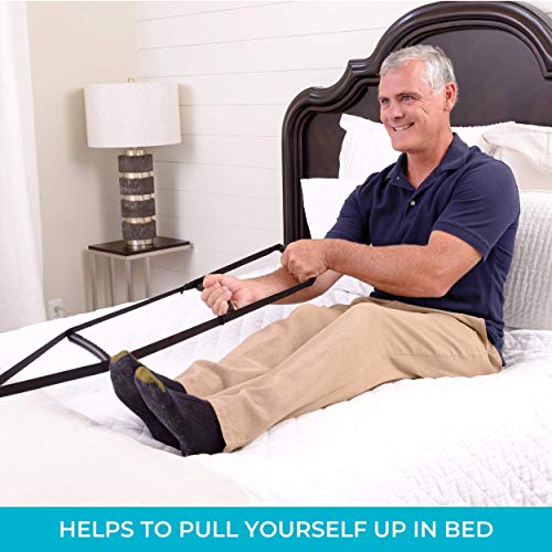 Stander BedCaddie, Bed Ladder Assist Handle, Sit Up Helper with Adjustable Le...