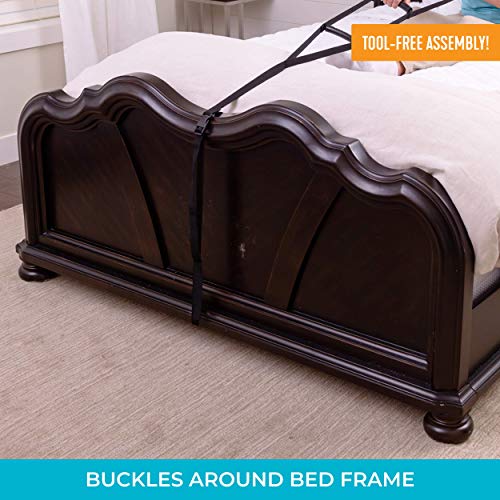 Stander BedCaddie, Bed Ladder Assist Handle, Sit Up Helper with Adjustable Le...