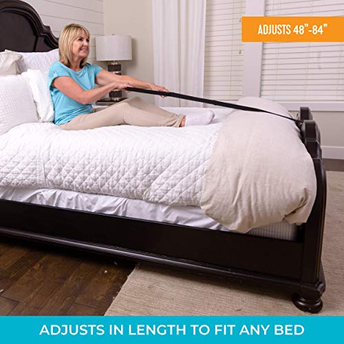 Stander BedCaddie, Bed Ladder Assist Handle, Sit Up Helper with Adjustable Le...