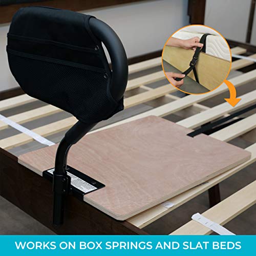 Stander BedCane, Adult Bed Rail and Support Handle, Height Adjustable Elderly...