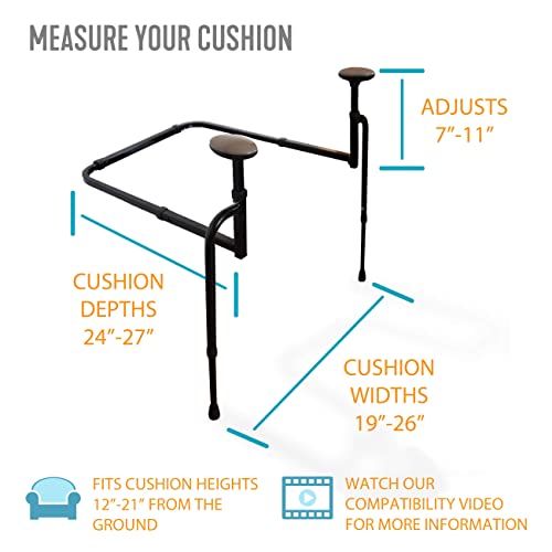 Stander EZ Stand-N-Go, Chair Lift Assist for Elderly, Grab Bar Standing Aid f...