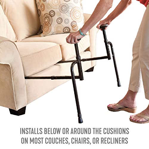 Stander EZ Stand-N-Go, Chair Lift Assist for Elderly, Grab Bar Standing Aid f...