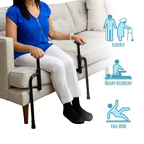 Stander EZ Stand-N-Go, Chair Lift Assist for Elderly, Grab Bar Standing Aid f...