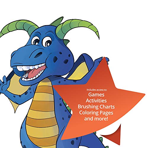 StarSmilez Kids Tooth Brushing Buddy Lil Magi Dragon Plush Dental Education H...