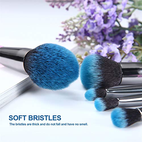 Makeup Brushes Set 15pcs Crystal Makeup Brushes Set Professional Makeup Brush...