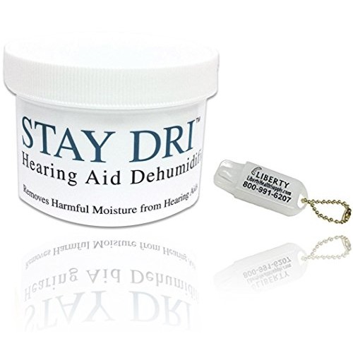 Stay Dri Hearing Aid Dehumidifier - Includes Free Liberty Keychain Hearing Ai...