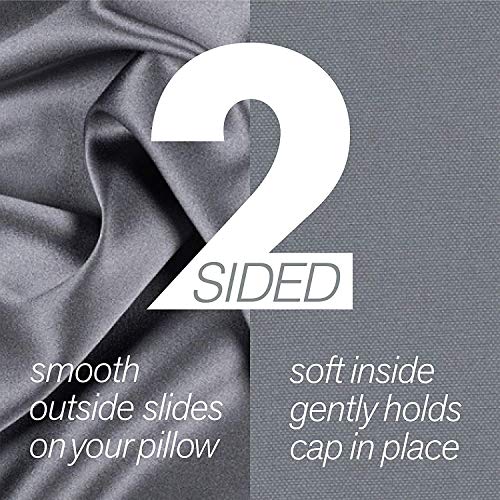 Stay On Satin Hair Wrap Doo Tie Durag Womens Head Scarf for Sleeping, Black w...