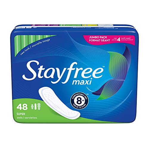 Stayfree Maxi Super Long Pads For Women, Wingless, Reliable Protection and Ab...