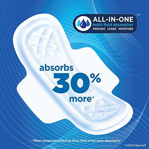 Stayfree Maxi Super Long Pads with Wings For Women, Reliable Protection and A...