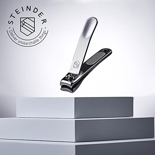 Steinder Fingernail Clippers Premium Nail Clippers Metal Clipper Built-in Cat...