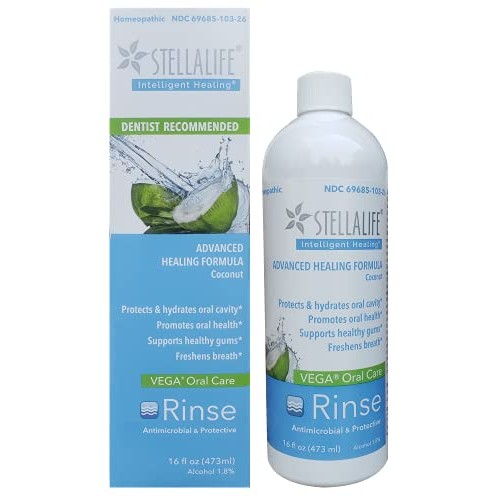 StellaLife Vega Oral Rinse: Dry Mouth Mouthwash, Natural Daily Dental Hygiene...
