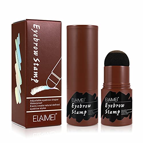 Eyebrow Stamp Stencil Kit, Professional Waterproof Adjustable Long Lasting Bu...