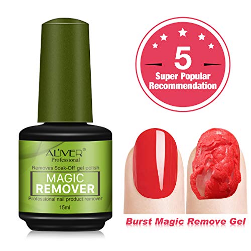 Magic Soak-Off Gel Nail Polish Remover Professional Remover Nail Polish Delet...