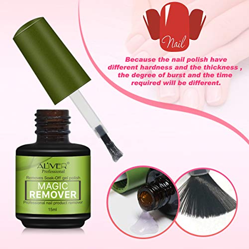 Magic Soak-Off Gel Nail Polish Remover Professional Remover Nail Polish Delet...