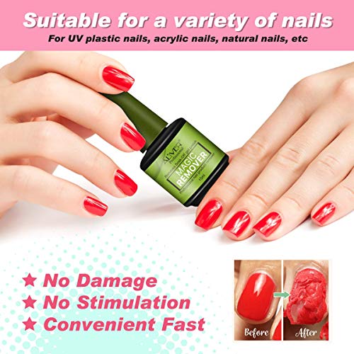 Magic Soak-Off Gel Nail Polish Remover Professional Remover Nail Polish Delet...