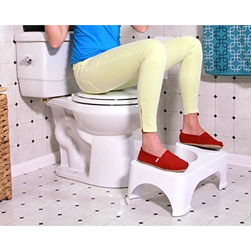 Step and Go LLC Toilet Stool 7” New - Proper Toilet Posture for Better and He...