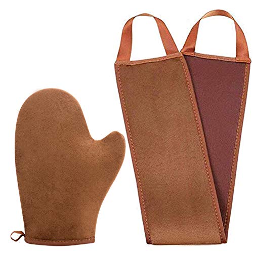 STEUGO 2 in 1 Self Tanning Mitt Applicator kit - Self Tanner Mitt and Back Lo...