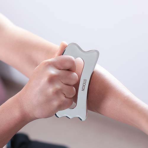 Stainless Steel Gua Sha Scraping Massage Tool - STICKON IASTM Tools Great Sof...