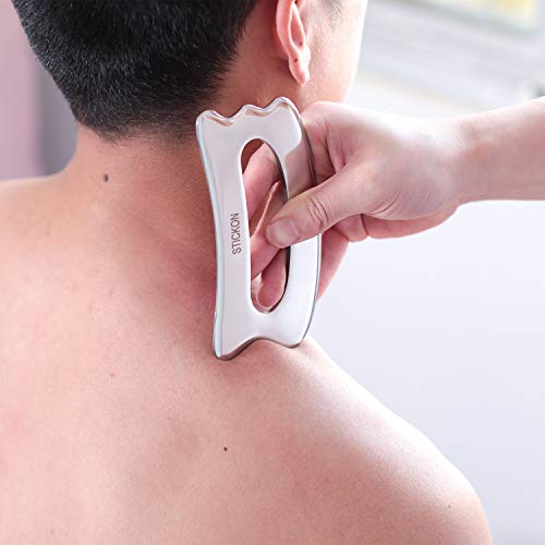 Stainless Steel Gua Sha Scraping Massage Tool - STICKON IASTM Tools Great Sof...