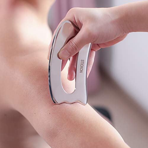 Stainless Steel Gua Sha Scraping Massage Tool - STICKON IASTM Tools Great Sof...