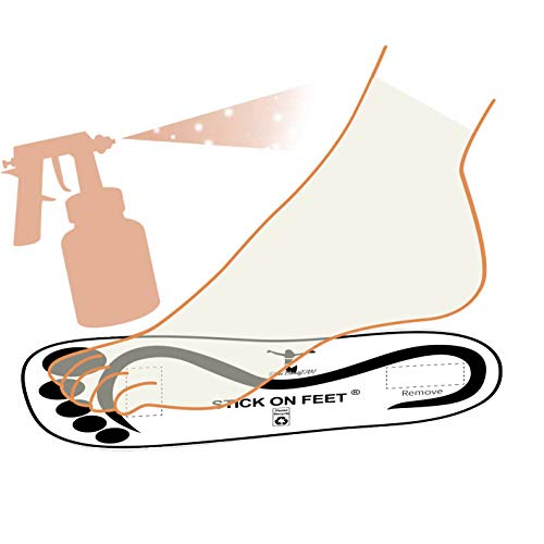 120 Pairs(240Feets) Black Premium Spray Tan Feet Carboard Tanning Foot Protec...