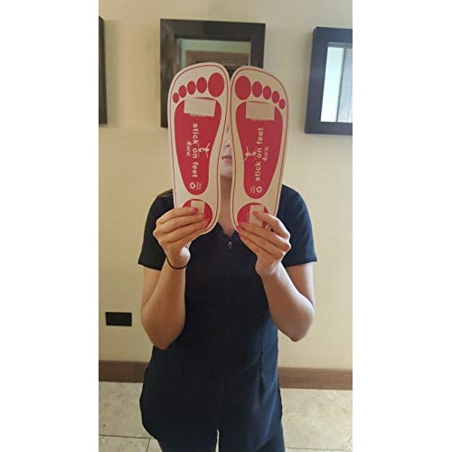 25 Pairs(50Feets) Premium Spray Tan Feet Pads Protectors PRO Sunless Airbrush...