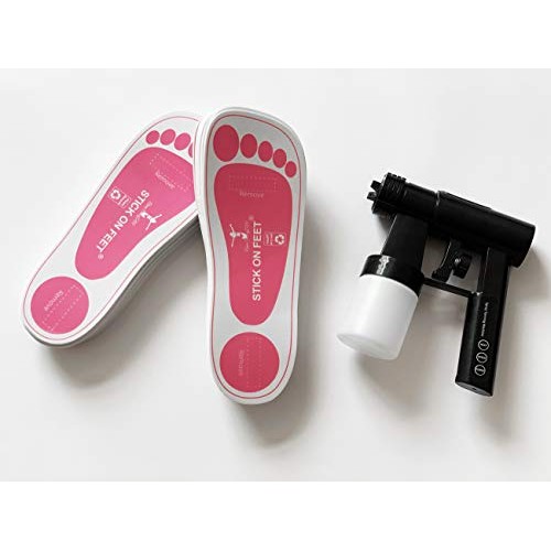 30 Pairs(60 Feets) of Spray Tan Feet Pads PRO Sunless Airbrush Spray Tanning ...