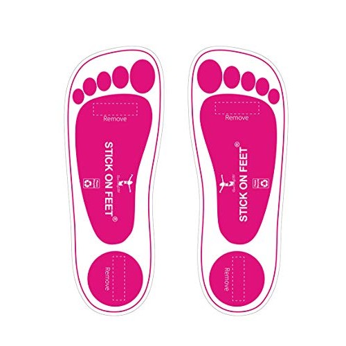 60Pairs(120feets) Premium Pink Spray Tan Feet Tanning Pads Protectors