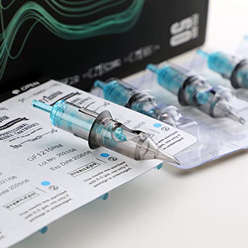 STIGMA Aquamarine Knight Bugpin Tattoo Cartridges Assorted 50pcs of Round Lin...