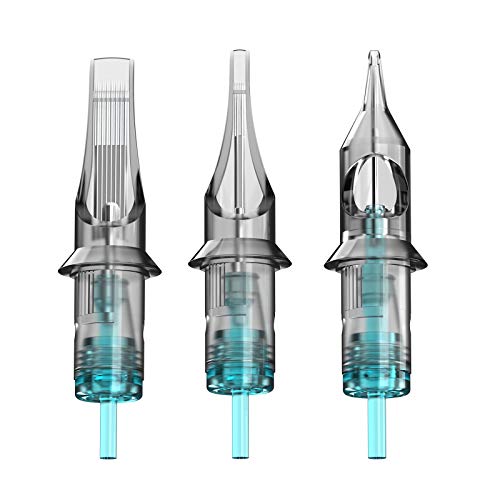 STIGMA Aquamarine Knight Bugpin Tattoo Cartridges Assorted 50pcs of Round Lin...