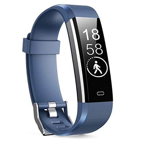 Stiive Fitness Tracker with Heart Rate Monitor, Waterproof Activity and Step ...