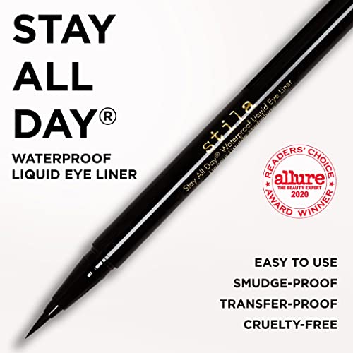 Stila Stay All Day Waterproof Liquid Eye Liner, Alloy, Original