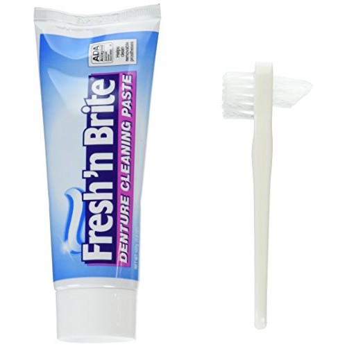 Fresh 'n Brite Denture Cleaning Paste, 3.8 Ounce (Pack of 2)