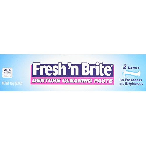 Stim-U-Dent Fresh 'n Brite Denture Cleaning Paste, 2 Count