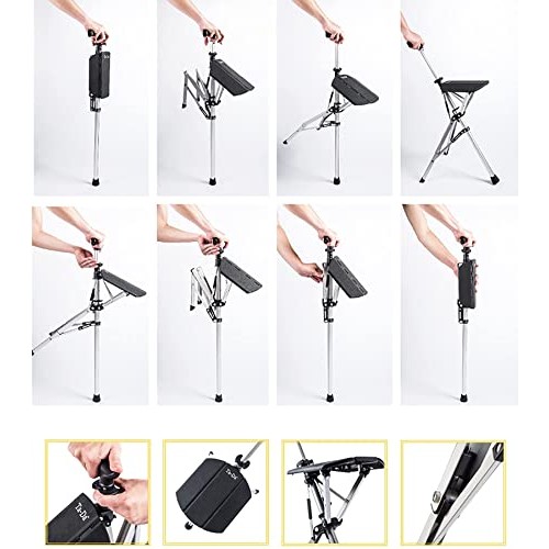STMDCG TA-DA Foldable Lightweight Canes Chair Mountaineering Walking Outdoors...