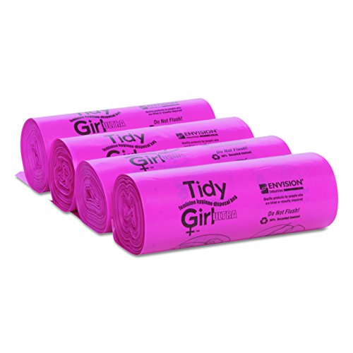 Tidy Girl TGUF Tidy Girl Feminine Hygiene Sanitary Disposal Bags, 150 per Rol...