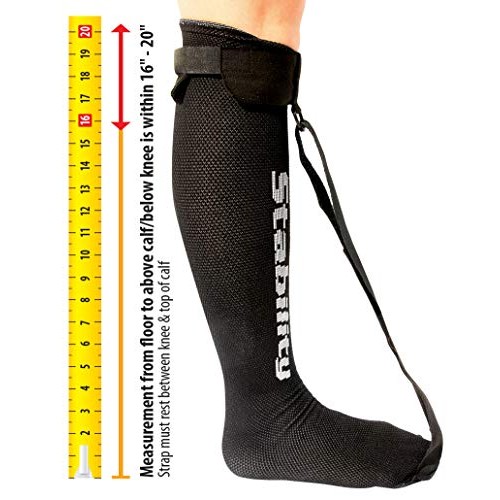StrictlyStability Single Strap Night Sock for Plantar Fasciitis and Achilles ...