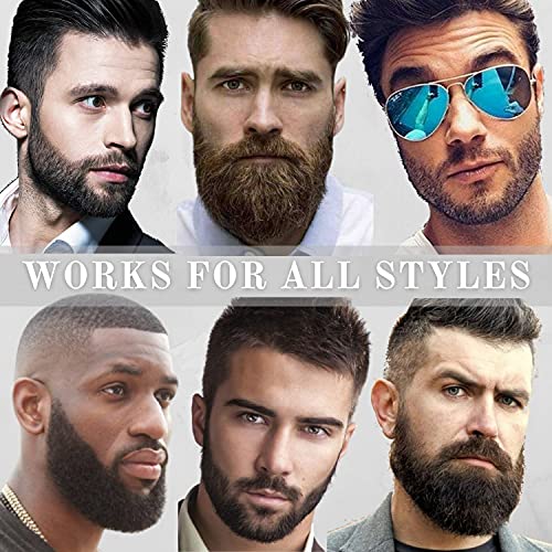 4-Tip Beard Pencil Filler for Men (2 pack), Updated Beard Filling Pen Kit wit...