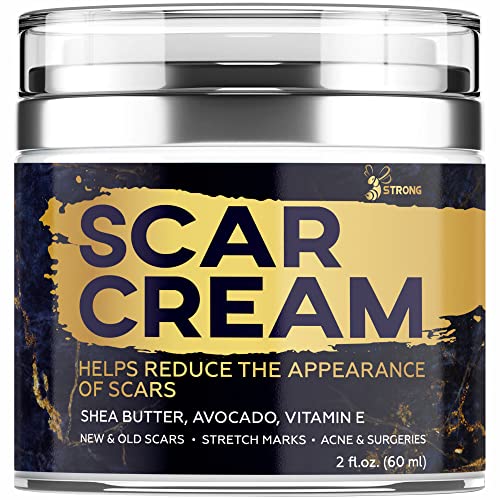 Potent Scar Removal Cream for Acne Scars, Surgery, Cuts, Burns - Stretch Mark...