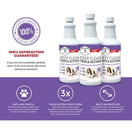Stuart Pet Supply Co. Professional Strength Deep Clean (Gal.) 3X Carpet Clean...