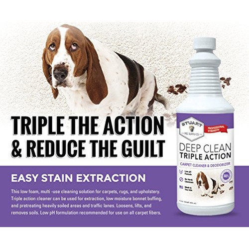 Stuart Pet Supply Co. Professional Strength Deep Clean (Gal.) 3X Carpet Clean...